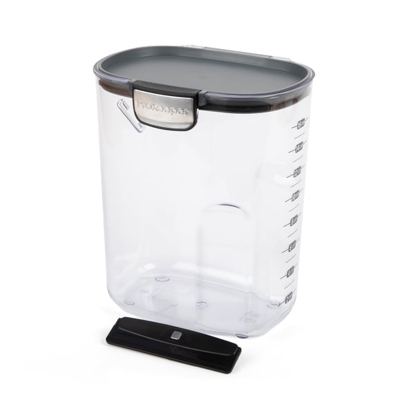 Flour ProKeeper Airtight Flour Storage Container with Magnetic Leveler and Stainless-Steel Latch, 5 lb Capacity, Ideal Use for Pantry Organization and Food Storage
