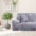 thumbnail image 2 of SUTENGDA Housse de Canapé Extensible en Spandex pour Causeuse Fleur Rouge Moyen, 2 of 6