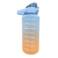 thumbnail image 1 of Botella de agua motivadora 2l NetGame Botella de agua Motivador 2L, color azul con naranja, 1 of 4