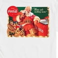 thumbnail image 3 of Coca-Cola - Santa at Coke Cooler - Men's Short Sleeve Graphic T-shirt, 3 of 5