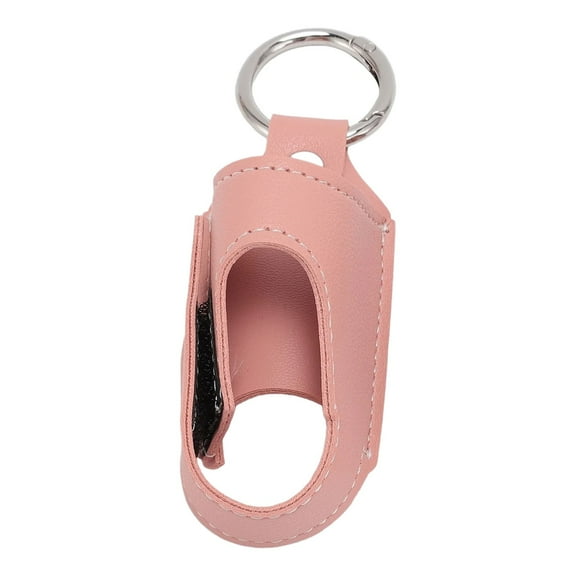 MOPOOR Asthma Inhaler Holder PU Leather Protective Travel Handy Mini Holster, Lightweight Carrying Case with Carabiner Clip, Inhaler Not Included (Case Only)