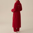 Autumn And Winter Thickened And Long Coral Velvet Men's Bathrobe Couple