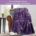 thumbnail image 4 of Grandma Gifts, Mother''s Day Blanket Gifts for Grandma, Grandma Birthday Gifts, Great Grandma Gifts from Granddaughter Grandkids, Grandma Blanket Soft Throw 60" x 50", Purple, 4 of 6