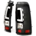 thumbnail image 5 of Suitable for LED Tail Lights Compatible with 1999-2006 Chevy Silverado 1999-2002 GMC Sierra 1500 2500 3500 LED Tube Bar Taillight Lamp (Clear Lens+Black Housing), 5 of 9