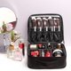 thumbnail image 3 of Estuche para cosméticos profesional de gran capacidad, bolsa de cosméticos con espejo para viajes, 3 of 5