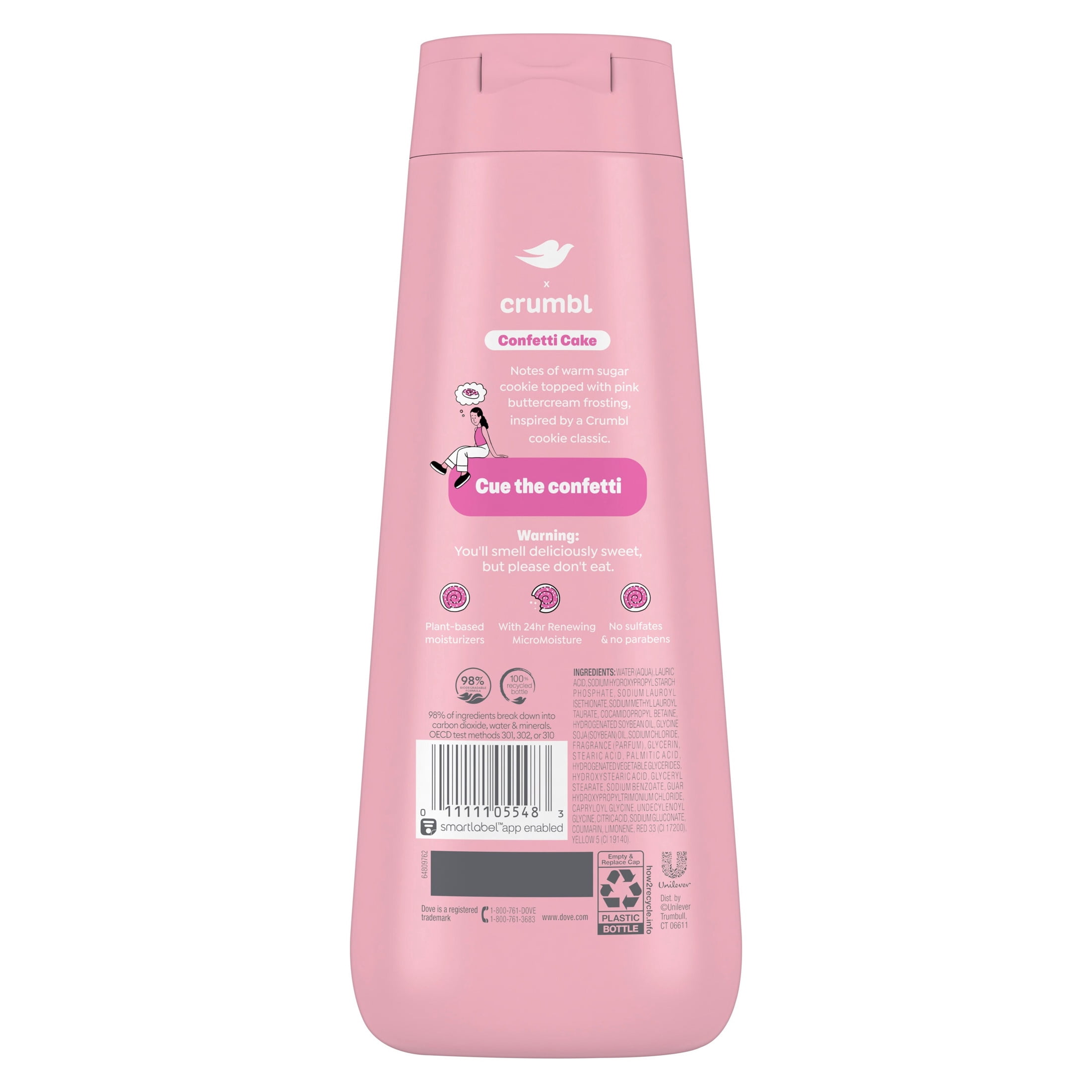Dove Body Wash Funfetti Birthday Cookie 20 fl oz