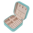 thumbnail image 1 of Estuche de viaje pequeño para joyas, estuche de viaje portátil con caja de viaje para joyas, minicaja de almacenamiento para viajes, rendimiento confiable, 1 of 12