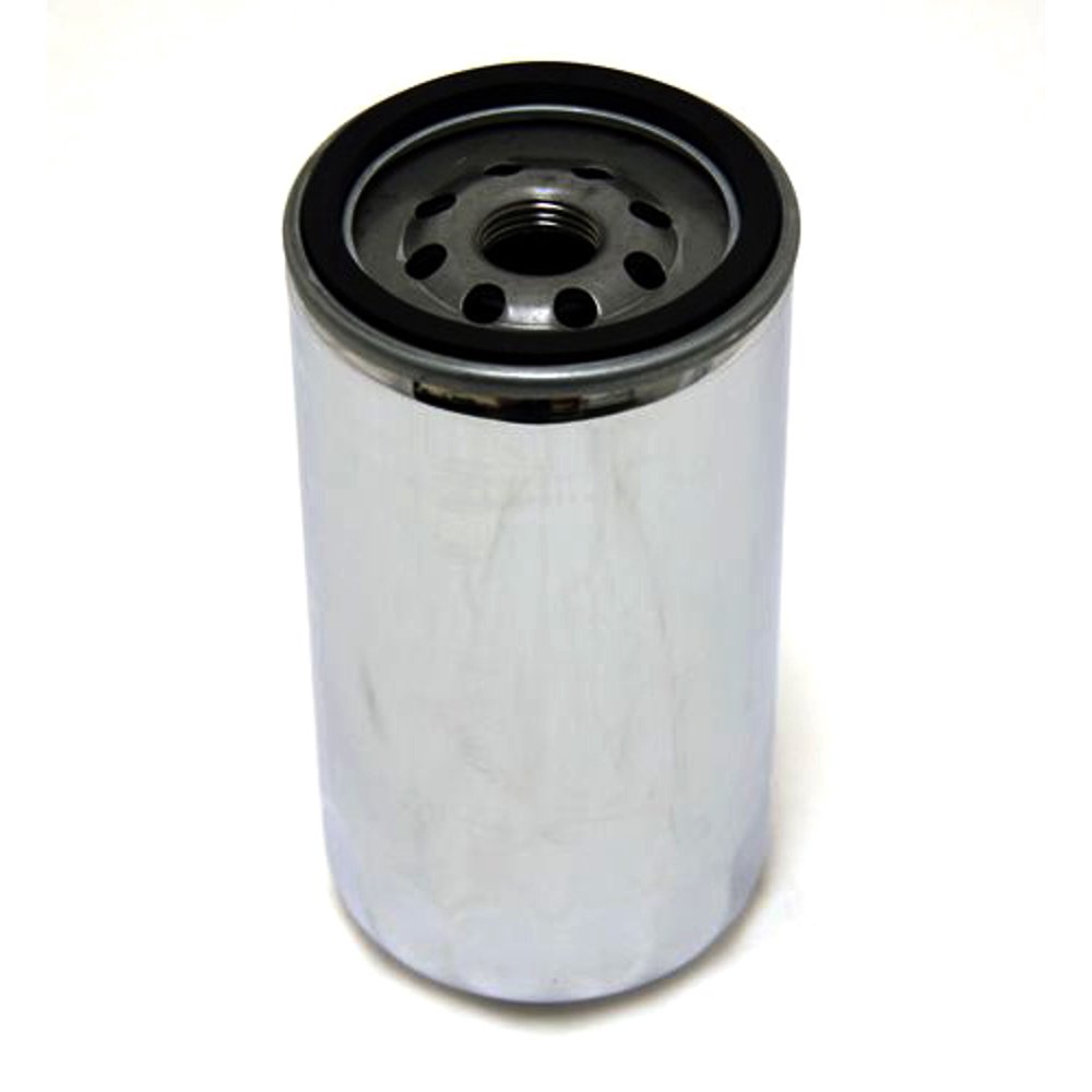 Factory Spec, 320060, 2 Pack Chrome Oil Filters HarleyDavidson 1991