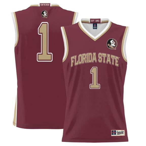 Men's GameDay Greats #1  Garnet Florida State Seminoles  Lightweight Basketball Jersey