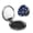 Round Shape, variant on Magic Evil Eyes Portable Double-Sided Face Mirror Square, Magnifying Compact Pocket Mirror with PU Leather Cover