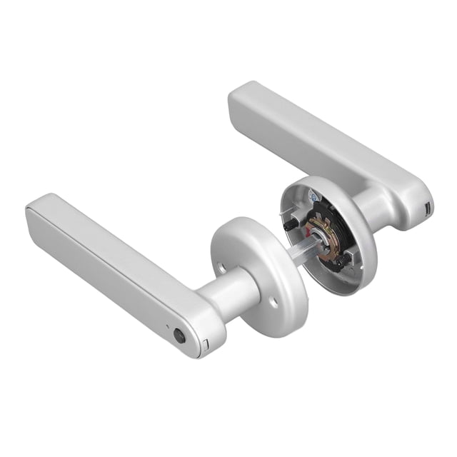 Smart Door Handle, Smart Door Lock Multi Level Administrator Settings For Offices For Home For Apartments Black,Silver