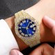 thumbnail image 4 of Reloj de cuarzo para hombre, relojes de moda para hombre, reloj de acero inoxidable, informal, de pulsera, de cristal, 4 of 5