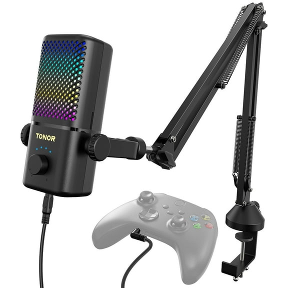 TONOR RGB Gaming Microphone Compatibale with Xbox