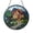 Acrylic 3.5 Inch, variant on Whimsical Cottage Scene Glass Window Hanging – Home Decor2101