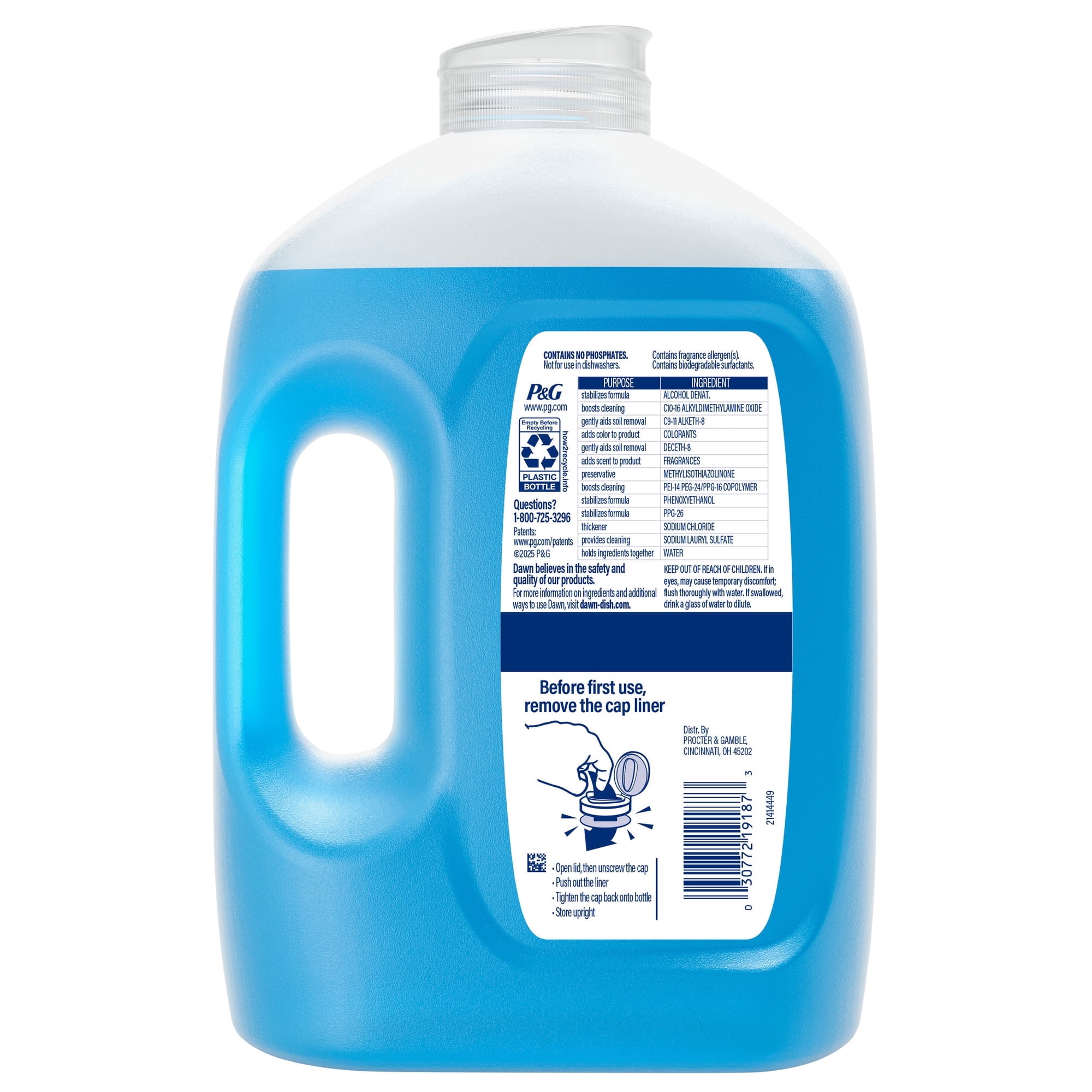 Dawn Ultra Refill Jug Dish Soap Original, 51.5oz