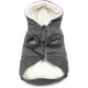 thumbnail image 2 of Dog Jacket Coat Hooded Pet Hooded Clothes Warm for Small Mittel Dogs Winter Clothes (S (Chest: 32cm, Neck: 23cm), Grey), 2 of 3
