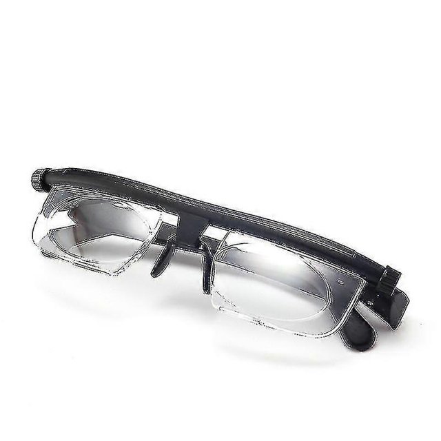 Focus Adjustable Eyeglasses -3 To +6 Diopters Reading Glasses Focal Length
