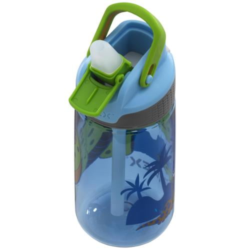 Avex Freestyle Autospout Blue Dinosaur Kids Water Bottle 16oz