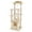 Beige, variant on Costway Large Multi-level Cat Tree 58" Tall Cat Tower with Swaying Aerial Condo Perch Bed Beige