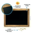 thumbnail image 2 of VersaChalk Rustic Wood Frame Magnetic Chalkboard Sign, 10" x 14", 2 of 2
