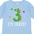 thumbnail image 4 of Inktastic 3rd Birthday Dinosaur Party Boys or Girls Long Sleeve Toddler T-Shirt, 4 of 5