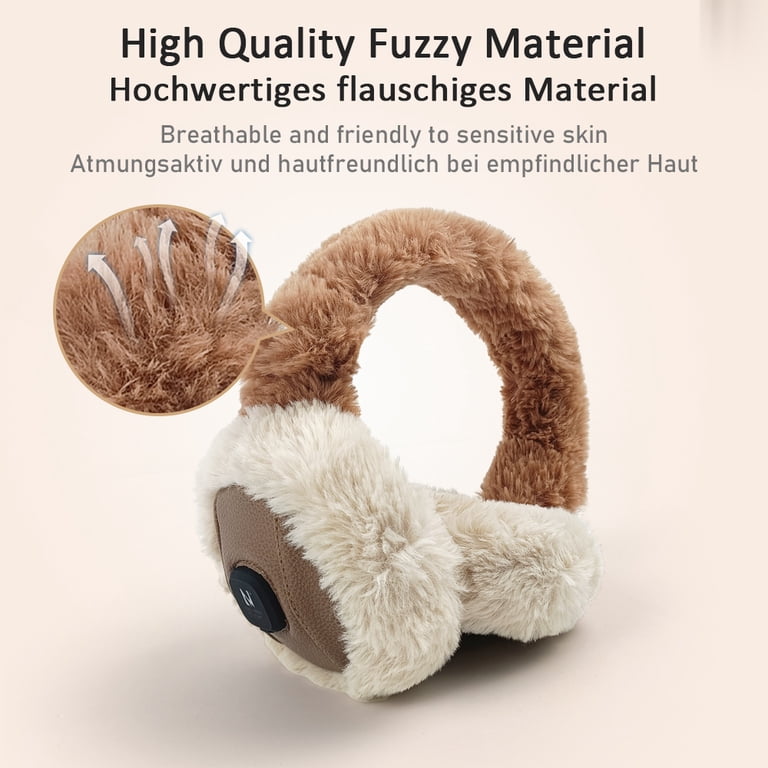 Aroma Season Rechargeable Cordless Heated Ear Muffs, 2 Modes  display picture 2