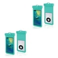 thumbnail image 2 of Transemion Waterproof Phone Pouch Diving Dry Bag Universal Cellphone Document Case Blue 2Set, 2 of 6
