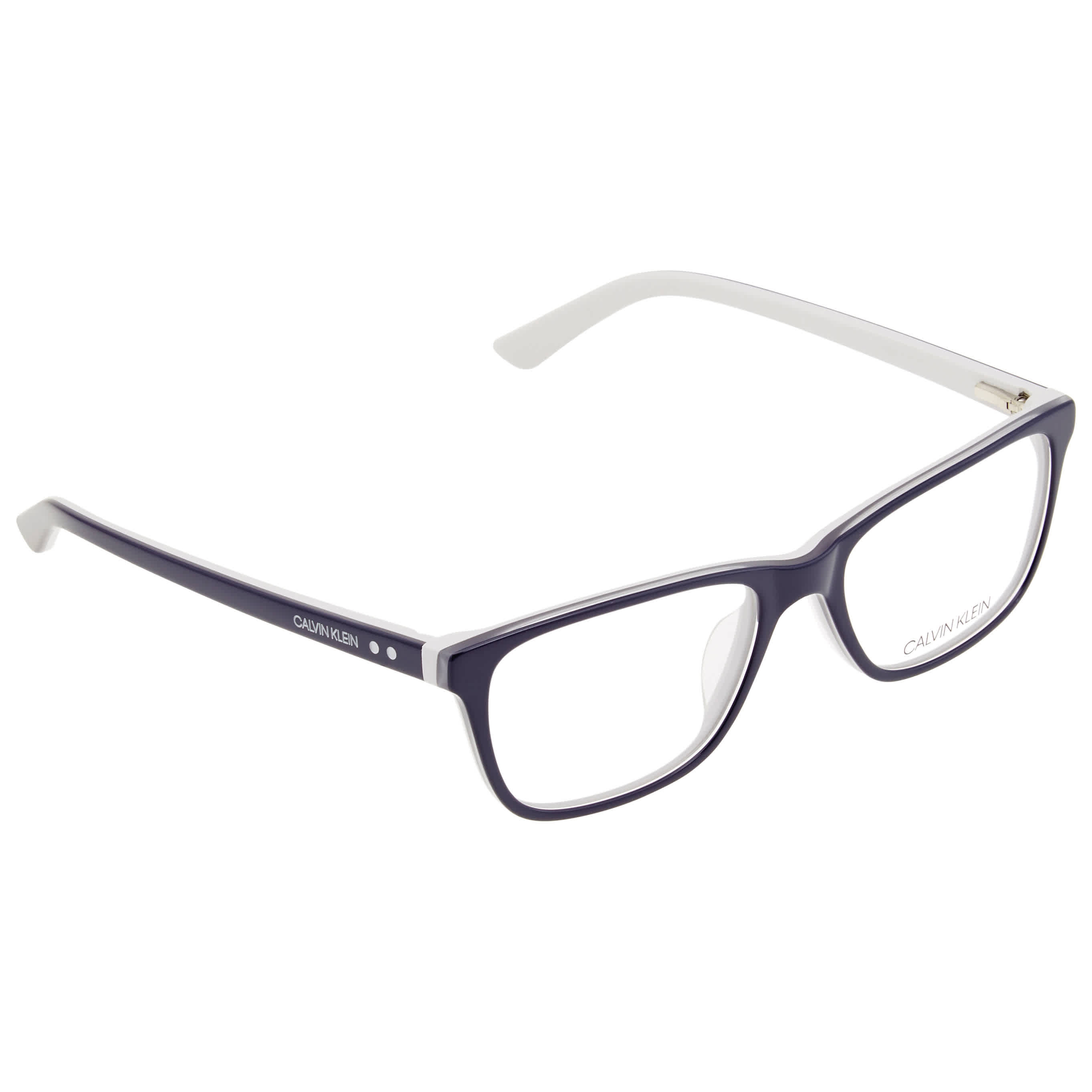 Calvin Klein Men's Blue Rectangular Eyeglass Frames CK19510 416 54 -  