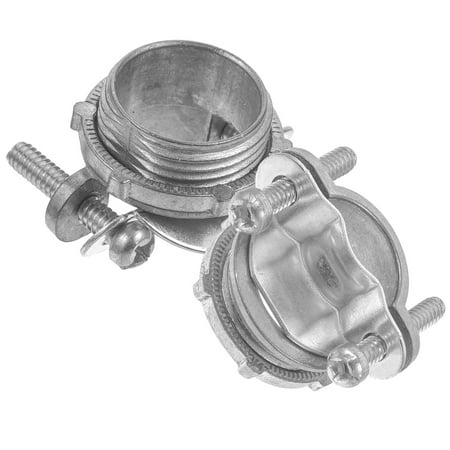 

2 Pcs Cable Connector Squeeze Connectors Conduit Panel Clamp Strain Relief Cord NM Type for