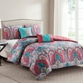 thumbnail image 4 of VCNY Home Casa Real Paisley Set de Couette de Lit Réversible 5 Pièces, Très Grand, 4 of 6