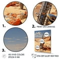 thumbnail image 3 of Designart "Abstract Saxophone Creating Desert Harmony" Music Floater Framed Canvas Wall Art, 3 of 5