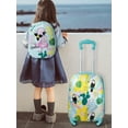 thumbnail image 2 of Gymax 2PC Kids Luggage Set Backpack & Rolling Suitcase Travel ABS Flamingos, 2 of 10