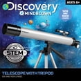 thumbnail image 3 of Discovery™ #Mindblown Telescope with Tripod, 50X and 100X Lenses, Adjustable Pan and Tilt, 3 of 9