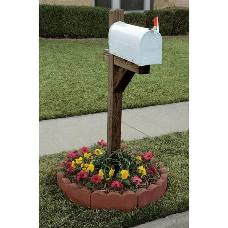 Pavestone 12" Curved Scallop Red Concrete Edger
