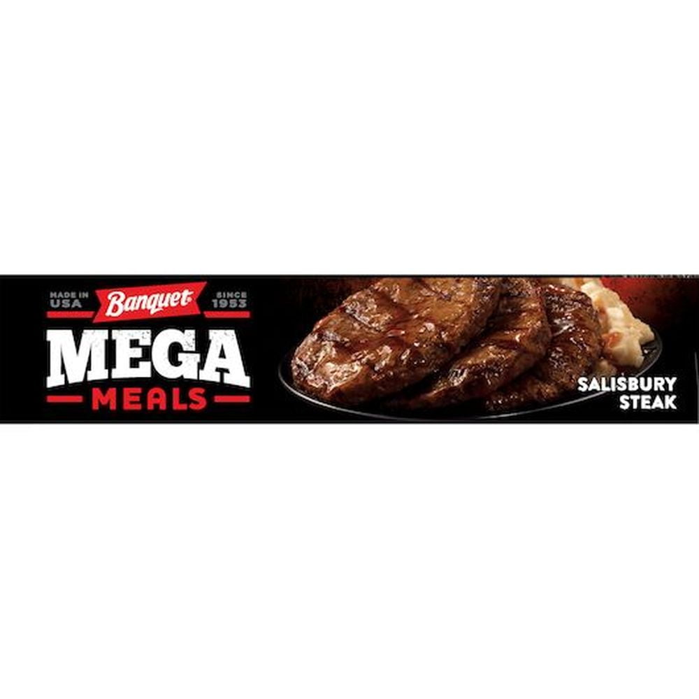 (8 Pack) Banquet Mega Meals Salisbury Steak, 16.95 oz.
