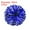 Blue Silver, variant on PET Cheerleading Pom Poms with Finger Holes for Sport Team Spirit Fun Dance Stage Events, Blue Silver 2 Pack