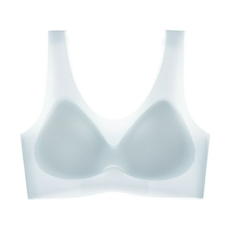 Pavied Push Up Bra Seamless Bras High Support Bras For Women Adjustable Strap Full Coverage Up Bras Comfortable No Underwire Wireless Bras Balconette Bras Minimizer Bra Blue 2XL