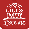 thumbnail image 4 of Inktastic Gigi and Poppy Love Me Boys or Girls Baby Bib, 4 of 4