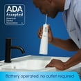 thumbnail image 5 of Waterpik Cordless Express Portable Water Flosser with 2 Settings, 2 Tips, ADA Accepted, White, 5 of 16