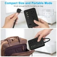 thumbnail image 6 of BOHASHIN Power Strip Extension Cord, 15 ft long Extension Cord for 6 Widely Spaced Outlets with 4 USB Fast Charge USB Charging Ports(Black), 6 of 9