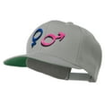 thumbnail image 2 of Gender Signs Embroidered Cap - Silver OSFM, 2 of 5