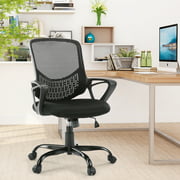 Yoyomax Task Chair with Lumbar Support & Swivel, 250 lb. Capacity, Black