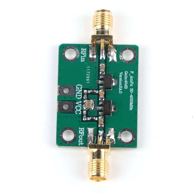 Amplificador de banda ancha RF, 30-4000MHz Ganancia de 40dB RF Módulo amplificador de banda ancha RF Ganancia B Banda ancha RF Diseñado a medida