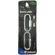 Peerless 1/8" Wide Jaw Quick Links, 2-Pack