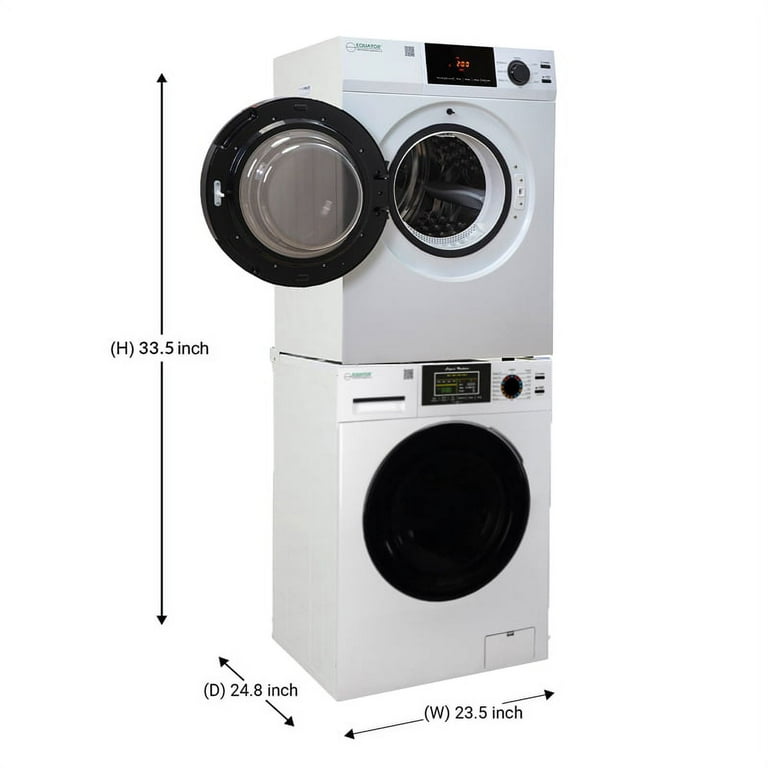 Equator Power Touch 18 lbs Compact 110V Washer 220V Vented