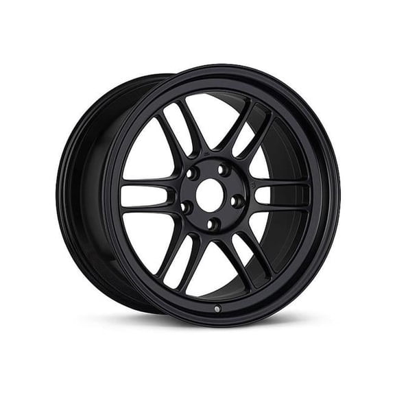 Enkei  16 x 8 & 4x100 Bolt Pattern 38 mm Offset 73 mm Bore RPF1 Black Wheel for 2002-2006 Mini & Miata 4-Lug