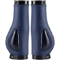 thumbnail image 2 of Bike Handle Grips 22x130mm Dead Fly Bike Grips Non-Slip PVC Microfiber Silicone Leather Ergonomic Hand-Sewn Double Lock-on Handlebar Lever for MTB,Road Bike, 2 of 6