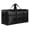 Black, variant on Water Resistant Foldable Travel Duffel Bag Lockable Zipper Storage Duffle Bag for Traveling Camping Gym Getaway Overnight Trips