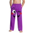 thumbnail image 2 of Kids Boys Funny Wink Face Graphic Joggers Elastic Waist Cotton Soft Sweatpants for Casual Daily Wear, 4-13Y, 2 of 9