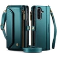 thumbnail image 2 of CaseMe Leather for Samsung Galaxy A17 Case Wallet【RFID Blocking】with 10-Card Holder Zipper Bills Slot, Soft PU Leather Magnetic Shoulder Wrist Strap for Samsung Galaxy A17 Wallet Case Women,Green, 2 of 13